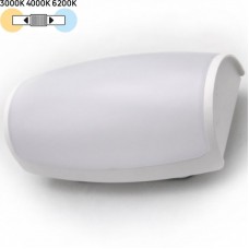 Φωτιστικό Απλίκα LED 12W 230V 1200Lm CCT Polycarbonate Λευκό IP65 21-01280